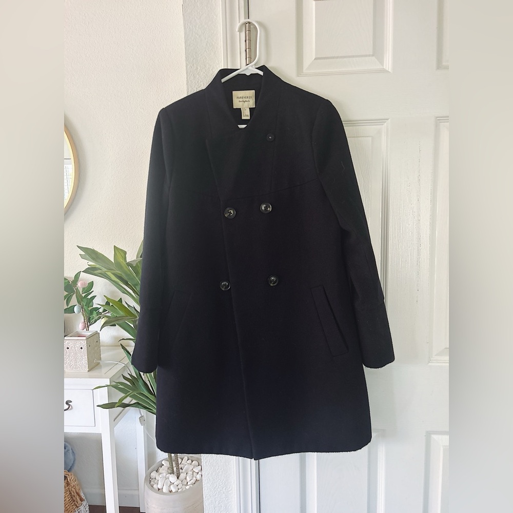 Forever 21 Black Women's Pea Coat